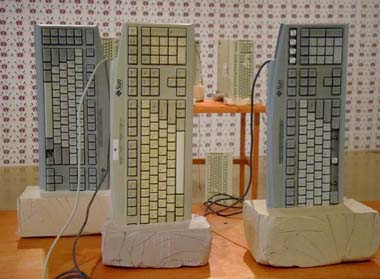 Mockett and Keyboard Decor, Anna Sew Hoy, San Jose Museum of Art