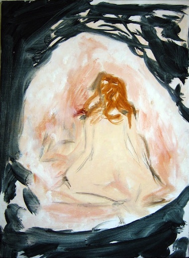 Hideaway, 2011; oil on panel; 9 x 12 in. Courtesy of the Artist and Important Projects, Oakland, CA. Jessica Williams, Hideaway, 2011, Important Projects