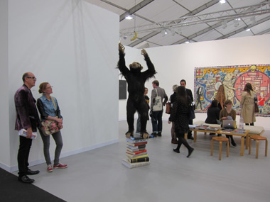 Elmgreen & Dragset, The Fruit of Knowledge; installation view, Frieze Art Fair, 2011. Photo: Spencer Young. 