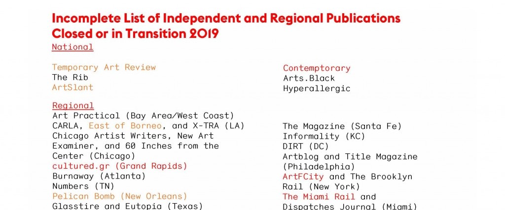 Dependent Publications: Art Publishing Presents and Futures