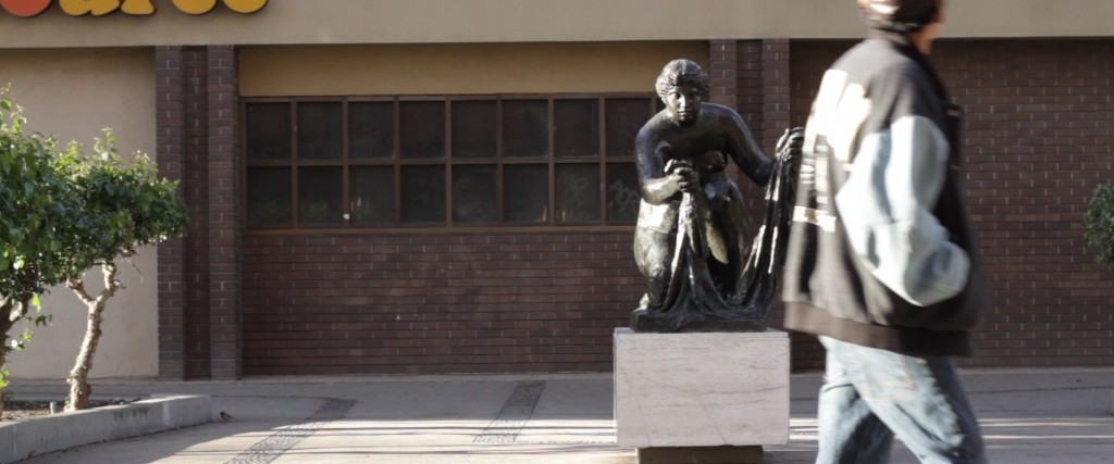 Sculptures and People